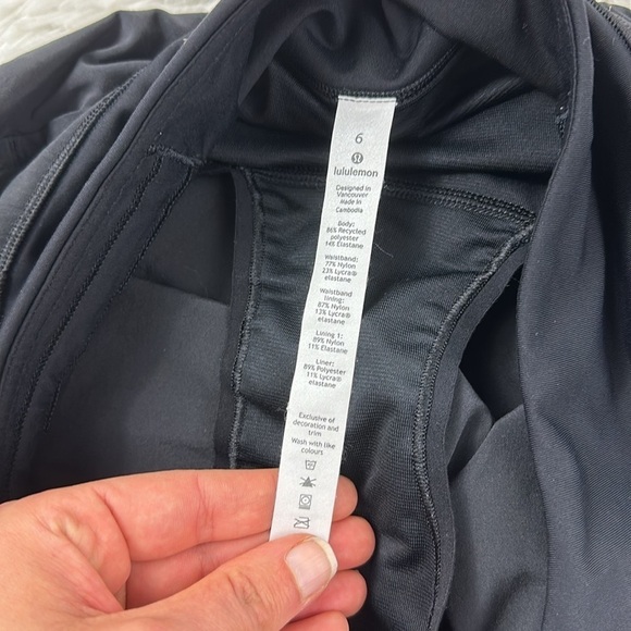 Lululemon Run Times Short II *4" Black - Picture 4 of 6